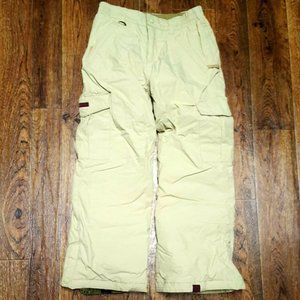 ROXY Ski Snowboard Pants Girls Large Waterproof Outerwear Light Green